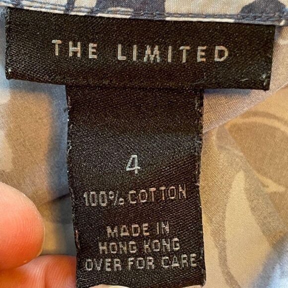 The Limited Skirt Blue Floral Size 4 - Picture 4 of 4